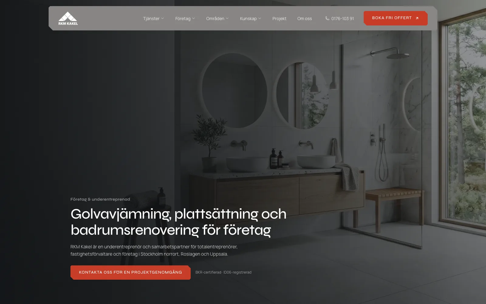 Företagssidan med underentreprenad och försäkringsskador
